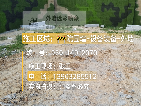 金昌迷彩漆喷涂方法（通用 + 数码专项